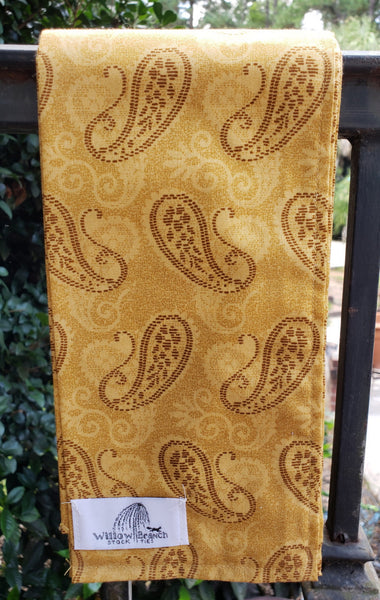 Golden paisley